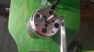 photo of circlip end of SK3 motor 